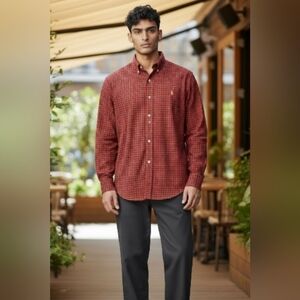 ralph lauren Men's XL Button Down Flannel Dress Shirt